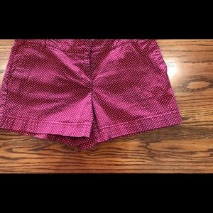 Ann Taylor Red and White polka dot shorts SZ 8